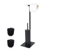 Toilet set Toilet paper holder Toilet brush Standing bathroom stand