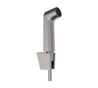 Toilet Shower Hansgrohe 1 spray, EcoSmart, Porter S shower holder, shower hose 125 cm Brushed Black Chrome 29238340