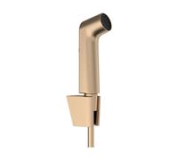 Toilet Shower Hansgrohe 1 spray, EcoSmart, Porter S shower holder, shower hose 125 cm Brushed Bronze 29238140