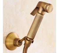 Toilet Shower Head Sprayer Kit, 130Mm Solid Lightweight Gold Brass Toilet Hand Held Bidet Sprayer For Bathroom