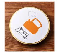 Toilet Sign Acrylic WC Men's and WoMen's Restroom Door Plaque Bathroom Signs