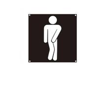 Toilet Sign Floating Bathroom Sign Modern Toilet Logo Door Decor For Apartments Merging Functionality For the toilet(Type 7)