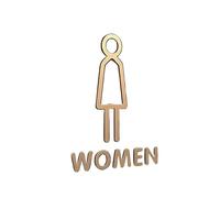 Toilet Sign Toilet Sign Set Washroom Decor Exquisite Design With Glossy Arrow Elements For the toilet(Type 4)
