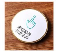 Toilet Signage Acrylic WC Men's and Women's Restroom Door Plaque Bathroom Sign Warm Reminder