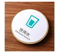 Toilet Signage Acrylic WC Men's and Women's Restroom Door Plaque Bathroom Sign Warm Reminder