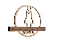 Toilet Signage Reminders Creative Door Men's and Women's Bathroom Hotel Office Public Logo Prompt