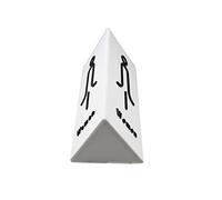 Toilet Signs For Door Wall, 12x25cm Triangle Men'S And Women'S Identification, Public Of Logo Personality Guidance Card Shared Sign, Suitable(Women)
