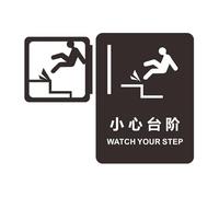 Toilet Signs Shopping Mall Office Buildings Door Plates Reminder Indicator Plaque Orientation Sign Wc Signage 3D Side Mount(20x12cm-12)