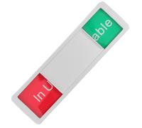 Toilet Slide Privacy Signboard with Vacant Occupied Status for Doors