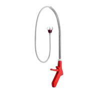 Toilet Snake, Clog Remover, 51.18 inches, Auger Tool, Claw Grabber, Plumbing Cleaner, Flexible Wire, Non Slip Handle, Tube Cleaning, Steel Wire, for Drain Opener, Bathroom Fix