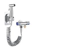 Toilet Special Bidet Spray, Hand-held kit, 3/8 Adapter - Easy to Install Stainless Steel(A Package)