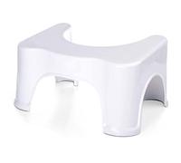 Toilet Step Stool Bathroom Potty Squat Aid for Constipation Piles Relief White