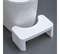 Toilet Step Stool, Toilet Assistance Steps, Bathroom Toilet Stool, Kids Tot Step Stool, Foldable Toilet Stool, Fits All Toilets, Folds for Easy Storage, White
