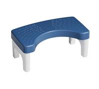 Toilet Stool for Squatting Position Anti Slip Foot Rest, Ergonomic Poop Stool Constipation Relief for Adults Kids, High Strength Stability Navy Blue Bathroom Aid