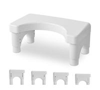 Toilet Stool Height Adjustable, Poop Stool Adult for Bathroom Toilet Stool Squat