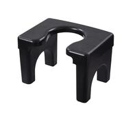 Toilet Stool,Toilet Footstool for Adults - Portable Non-Slip Bathroom Stool, Elevated Foot Rest for Squatting, Sturdy Step Stool Aid, White Color
