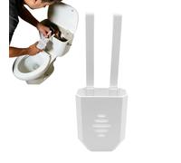 Toilet Tablet Holder for Interior Mounting in Cistern - Easy Assembly Adjustable Storage - Toilet Cleaner Tablet Holder - For Restaurants Flats Shops Rental Properties