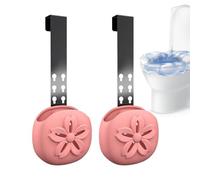 Toilet Tank Cleaning Tablet Holder 2 Pieces Silicone Adjustable Bracket