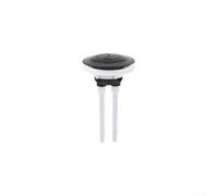 Toilet Tank Double Flush Button, Ultra Toilet Push Button Flush Replacement Dual Flush Cistern Valve, User-Friendly Installation(Black)