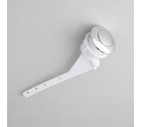 Toilet Tank Flush Button Replacement Square Plastic Push Valve with Copper Rod for Traditional Toilet Tanks (Square)