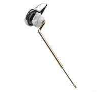 Toilet Tank Flush Lever Handle Chrome Finish Side Mount Design Carbon Steel Replacement Assembly Fittings for 99% Toilet Tanks Bathroom
