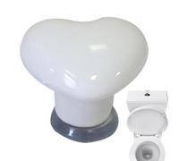 Toilet Tank Knob Presenter - Heart Shaped Design, Functional and Aesthetic | Ideal Flushing Tool for Replacing Drawers and Door Handles, Easy Installation