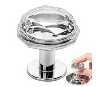 Toilet Tank Push Button, Toilet Button Pusher Rhinestone Pattern Toilet Tank Button Pusher Toilet Button Pusher Replacement for Nail Protection, Toilet Decoration