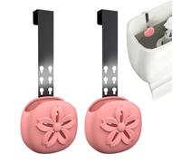 Toilet Tank Tablet Holder 2pk - Adjustable Silicone | Cleaning Tab Bracket,