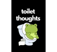 Toilet Thoughts Journal - Funny bathroom gift -Funny Journal for kids teens and adults - Funny Notebooks
