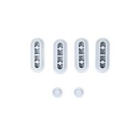 Toilet Top Covers Cushions Buffer Antislip Toilet Seats Bumper Gasket Universals Buffer Lid Bumpers for Bidet Seats Accessories for Cushioning & Protections