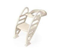Toilet Trainer With Adjustable Non-Slip Ladder Dolu Beige One Size