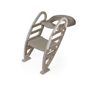 Toilet Trainer With Adjustable Non-Slip Ladder - Grey Dolu Grey One Size