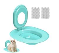 Toilet Training For Cats - Kitten Potty Teaching Seat, Non-slip Trainer Kit, Daily Learning Tool | Bathroom Apartment Accessory To Use At Home Indoor For Pet Hygiene Waste Management Supplies