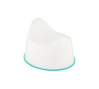 Toilet Training Seat Combo Unisex White for Safe Toddler Loo Potty Training in The Bathroom and Home Tiny to Tots Toddler Toilet Training Range Oval Shape (Teal, Potty)