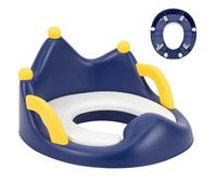Toilet Training Seat - Non-Slip Comfortable Handles Potty Seat | Waterproof Toilet Trainer with Backrest, Portable Potty Training for Boys Girls Kids Children