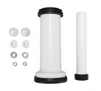 Toilet Wall Connection Kit Made of PP with 310mm Drain Pipe and Flush Pipe for Consistent Performance