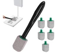 Toilet Wand Cleaner With Long Handle, Pumice Stone For Toilet Cleaning, No-Scratch Toilets Bowl Cleaning Brush, Stain Hard Water Ring Remover For Cleaning-Toilet, Pool, Bathroom