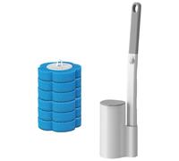 Toilet Wand Holder Designed For Use And Effortless Maintenance Toilet Brush And Holder With Cleaner Refills Disposable Scrubbing Pad