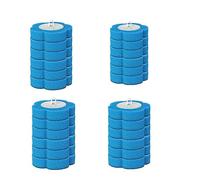 Toilet Wand Kit,Disposable Toilet Brush & Holder Set with 24PCS Disposable Toilet Wand Replacement Heads,Disposable Toilet Cleaning System for Bathroom Toilet Cleaning (24pcs Replacement Heads)