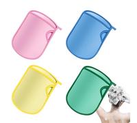 Toilet Wash Body Wash 4X Reusable | Soft Massage Mittens Spa Cleaning For Travel Sensitive Delicate Skin Boy Girl