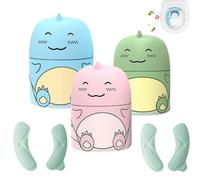 Toilet Wonder Clean and Fresh, Cute Dinosaur-Shaped Toilet Bowl Cleaner, Bathroom Toilets Happy Cleaner Bottle with Ocean, Jasmine, Peach Scent Leaving Looking Fresh(3PCS)