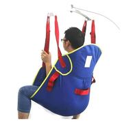 Toileting Sling for Hoist,Patient Hoist Lift Dress Toileting Access Premium Padded Sling with Headrest