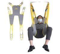 Toileting Sling Patient Lifter Medical Lift Equipment Bariatric Handicap Lift Commode Sling Medical Transfer Belt ,Support Full Body Sling(L)