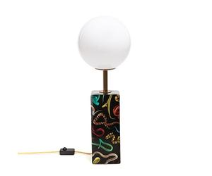 Toiletpaper Home Snakes Table Lamp White/ Multicolored