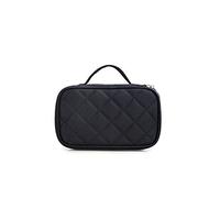 Toiletry Bag 1pc High Capacity Cosmetic Bag Women Waterproof Double Layer Travel Organizer Makeup Bag Toiletry Pouch Multifunction Beauty Case(Brown)