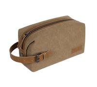 Toiletry Bag Canvas Simple Men Vintage Luxury Toiletry Bag Travel Necessary Business Cosmetic Makeup Cases Male Storage Organizer Wash Bags(1)