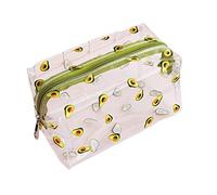 Toiletry Bag Clear Makeup Bag Transparent Travel Portable Mini Wash Storage Bags Flower Print Women Zipper Cosmetic Bag(3)