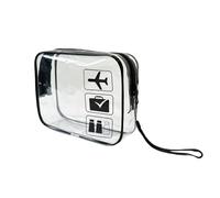 Toiletry Bag Clear Makeup Cosmetic Bag Portable Travel Toiletry Pouch Transparent Pouch Storage Home Travel Wash Kit Case