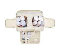 Toiletry Bag, Cosmetic Storage Bag, Large Wide Opening, Sturdy Taslon, Waterproof Material, 26.5x18x21cm, 300g, Perfect for Toiletries, Shampoo, and Travel Necessities