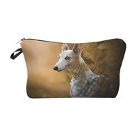 Toiletry Bag Dog Printed Women's Mini Cosmetic Bag Greyhound Animal Print Ladies Makeup Bags Outdoor Beach Travel Foldable Toiletry Kit(Hz10169 Makeup Bag)